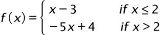 function is continuous. Show work and graph Problem 1: \f\f\f