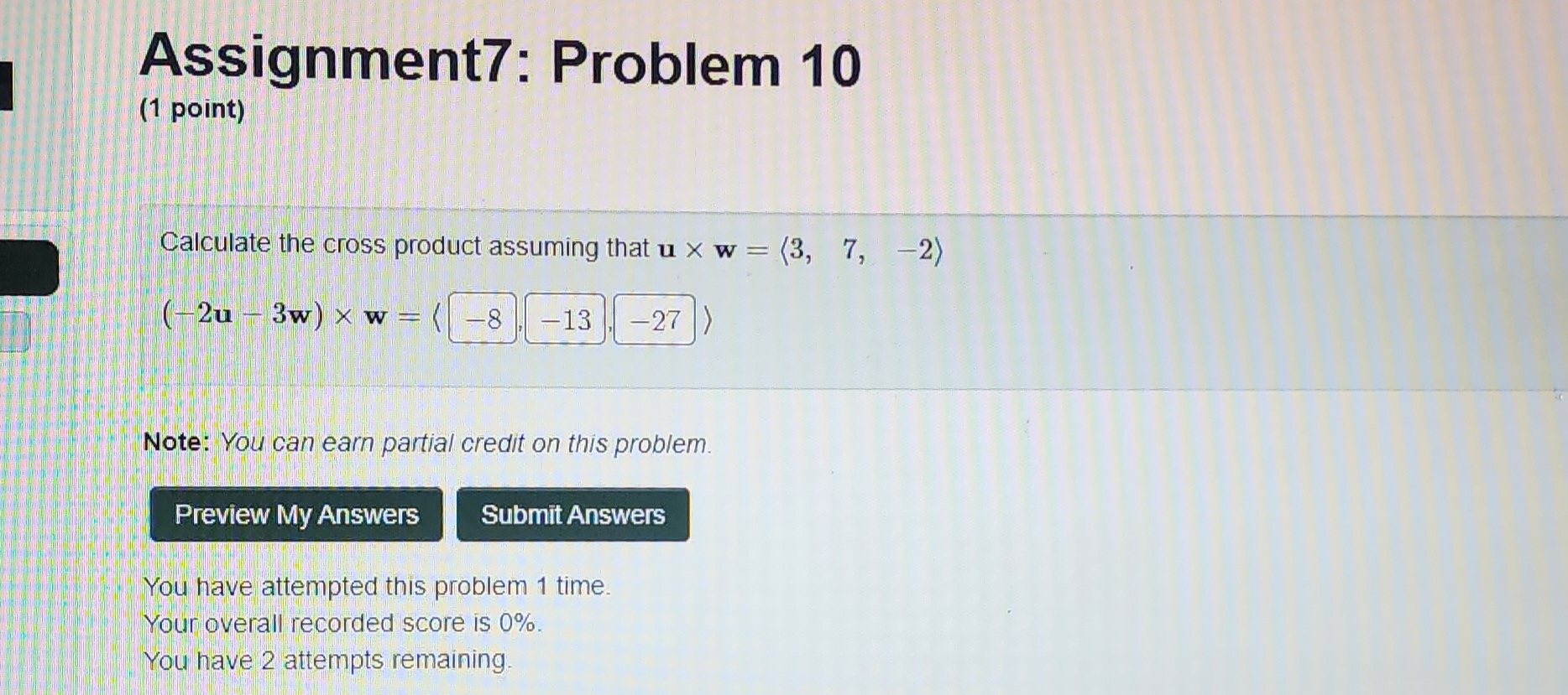 Area = [3 (Note that the points .4300 are assumed to be