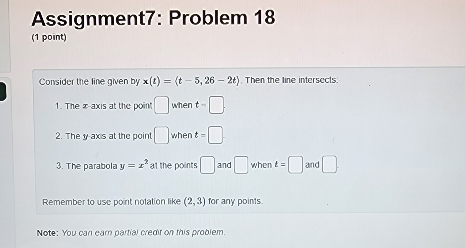 answer. Preview My Answers Submit Answers You have attempted this problem 0