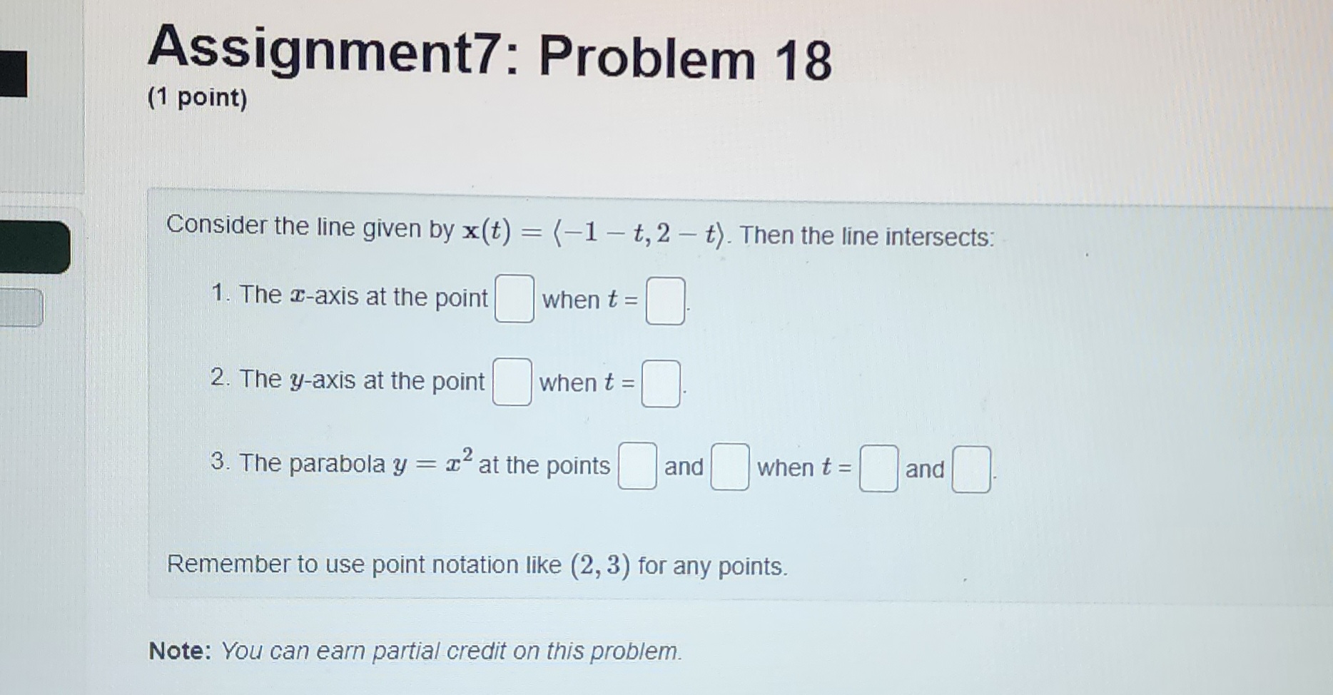 x (k - j) = Note that you can enter your results
