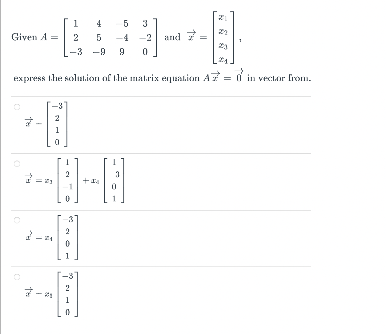4 2 and vector 5} = 3 9 9 0 _> the