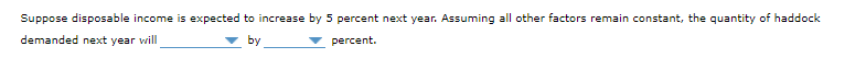 answer all questions in BOLD The demand for haddock has been estimated