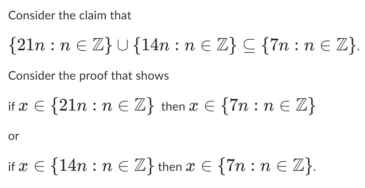 True or False: This is a valid proof approach that would prove
