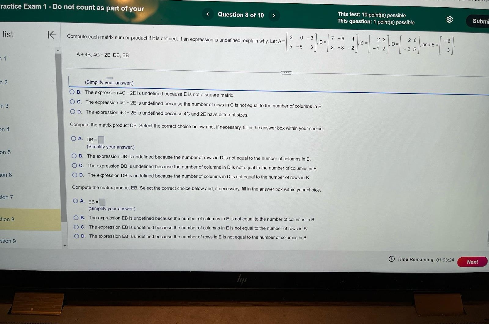 not form a linearly independent set because there are more entries in