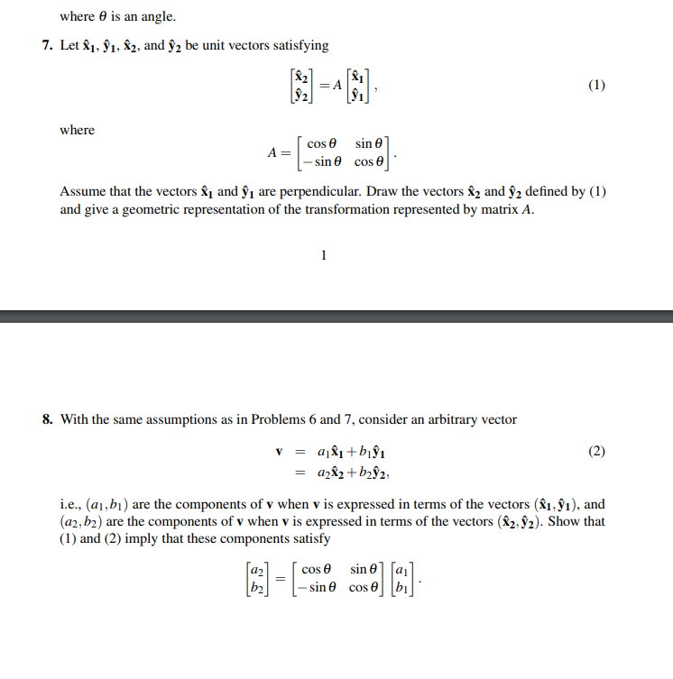 Need help with understanding the concept to do finish problems some vector