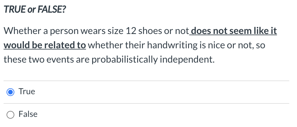 not seem like it would be related to whether their handwriting is