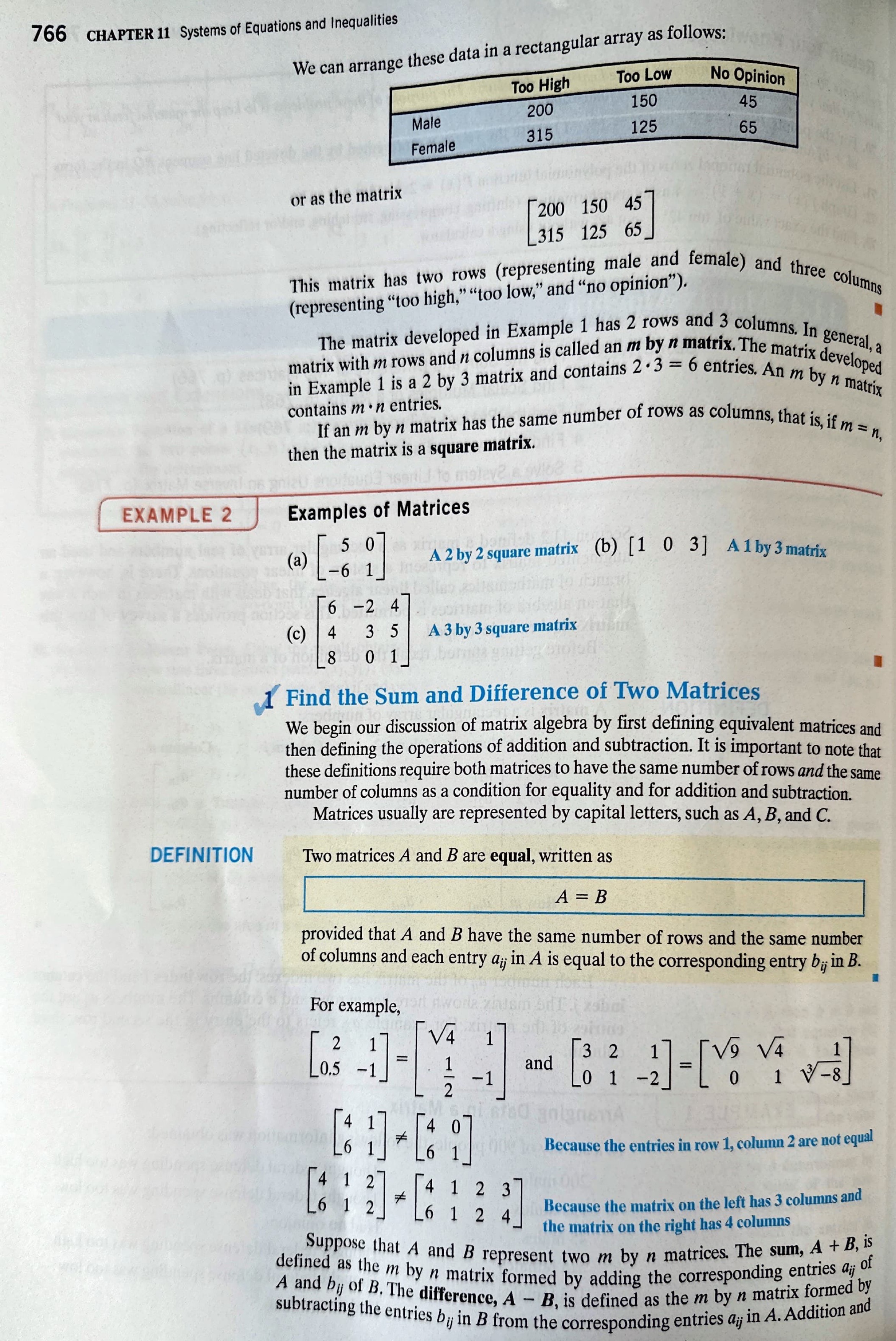 Please finish Example 1: 756 CHAPTER 11 Systems of Equations and Inequalities