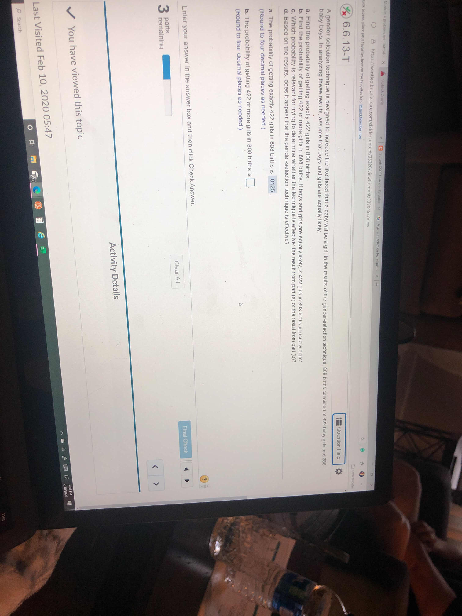 Module 4 problem set - Introdu * Statdisk Online | G