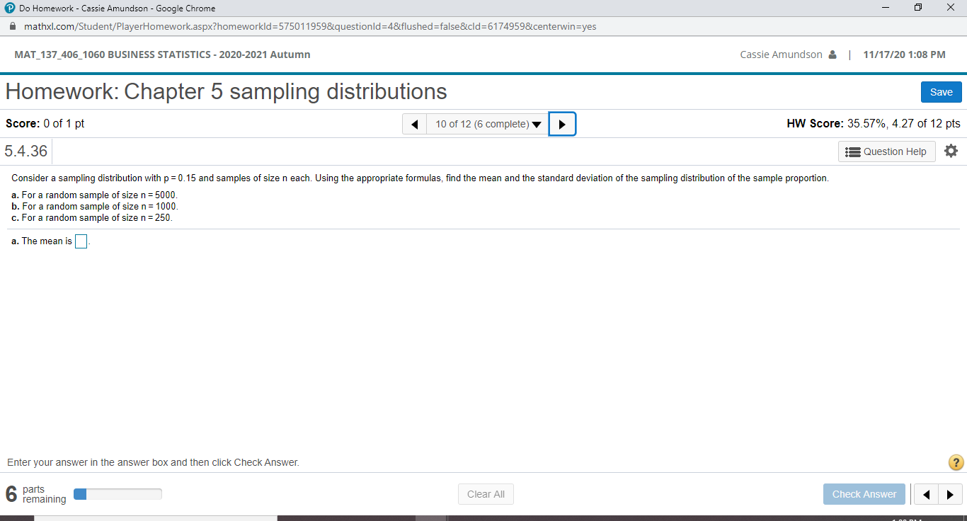 Please Help. Do Homework - Cassie Amundson - Google Chrome - X