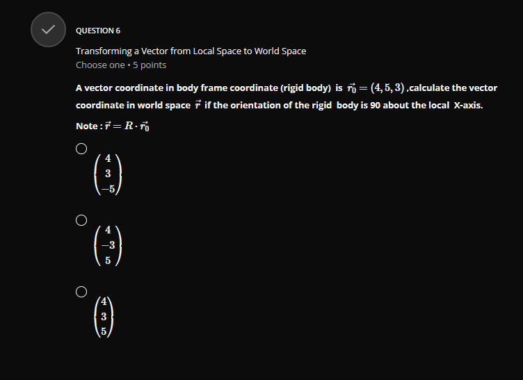 and Radius Choose one . 5 points Write the equation of a