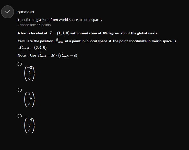 - 2)2 + (y - 1)2 + (2+5)2 -3 O ( +2)2