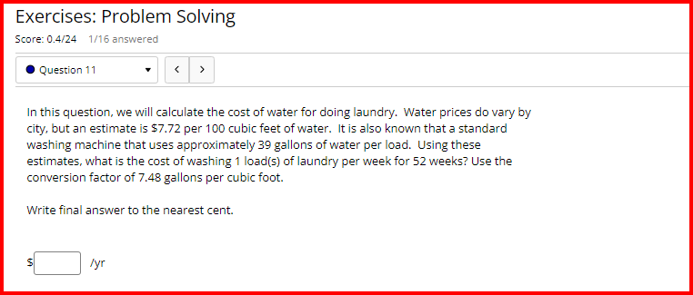 a flow rate of 2.9 gallons per minute. If a person takes