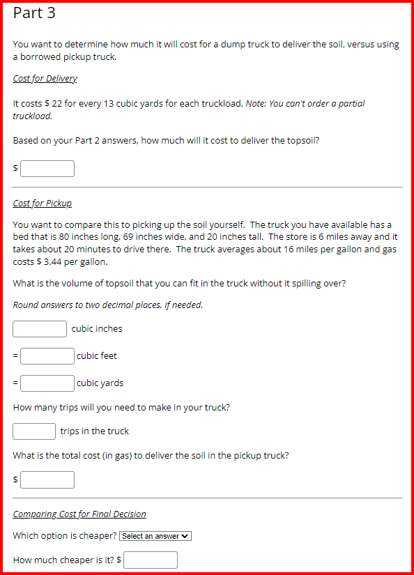 foat. Write final answer to the nearest cent. . Question 12 A