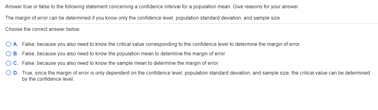 Please answer this question. Answer true or false to the following statement