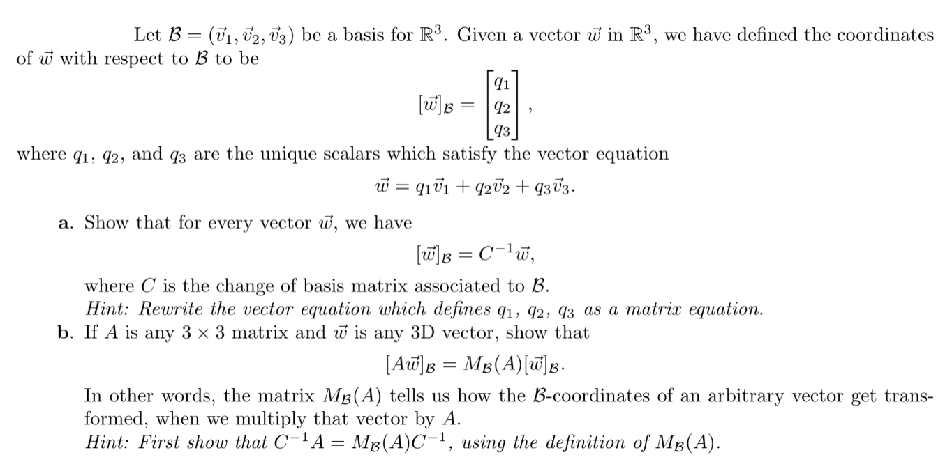 Let B = (U1, U2, U3) be a basis for R3.