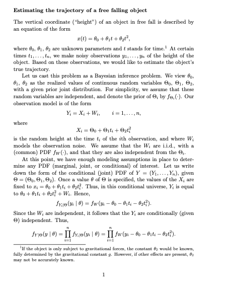 available at the bottom of Lecture 15, 12. Muitipie parameters; trajectory estimation.)