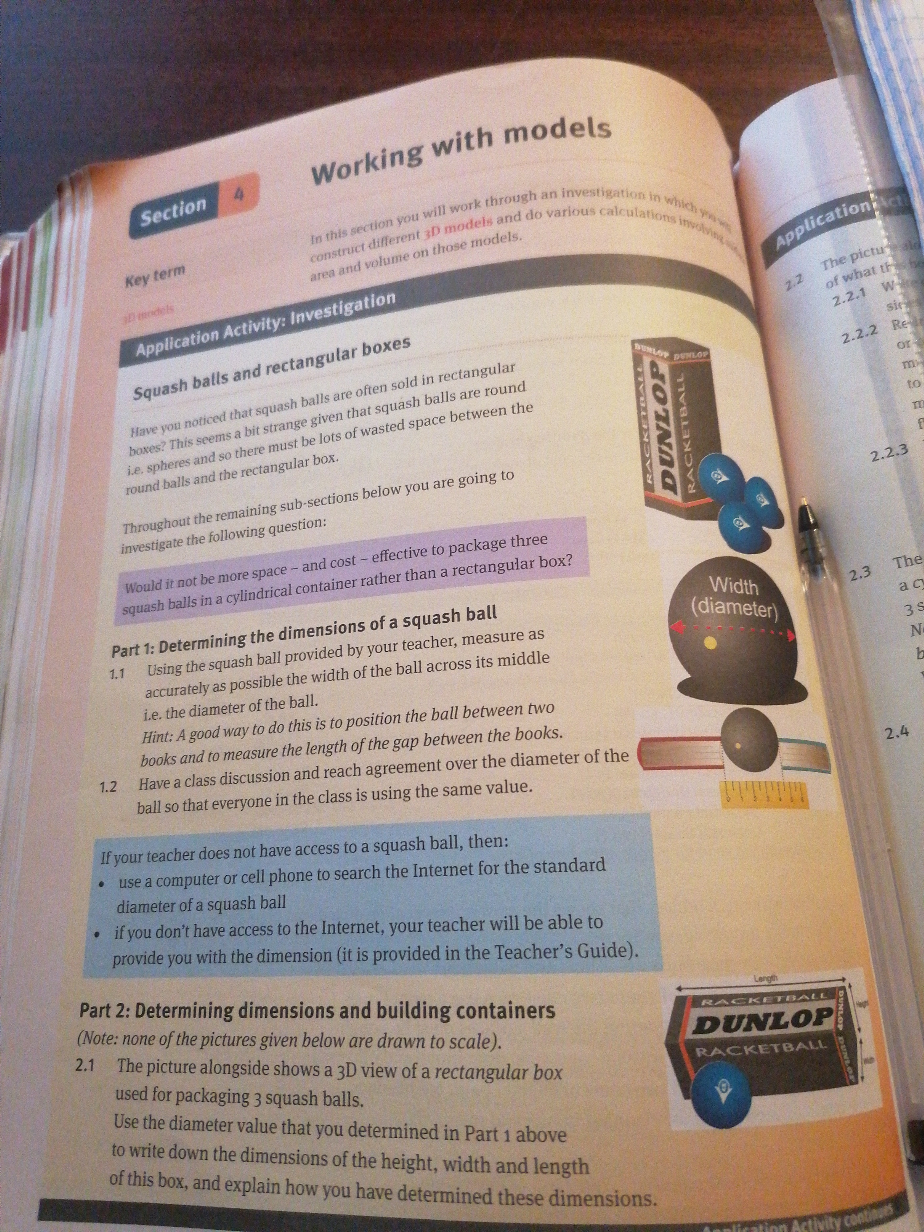  Working with models 4 Section Key term In this section you