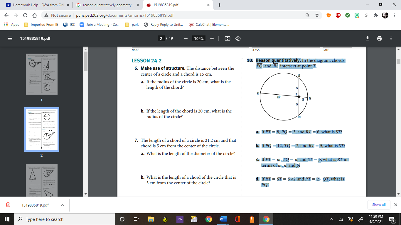 i just need help on 10D. i know the answer is 15