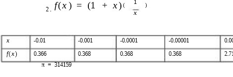  2. f(x ) = (1 + x)( X X -0.01 -0.001