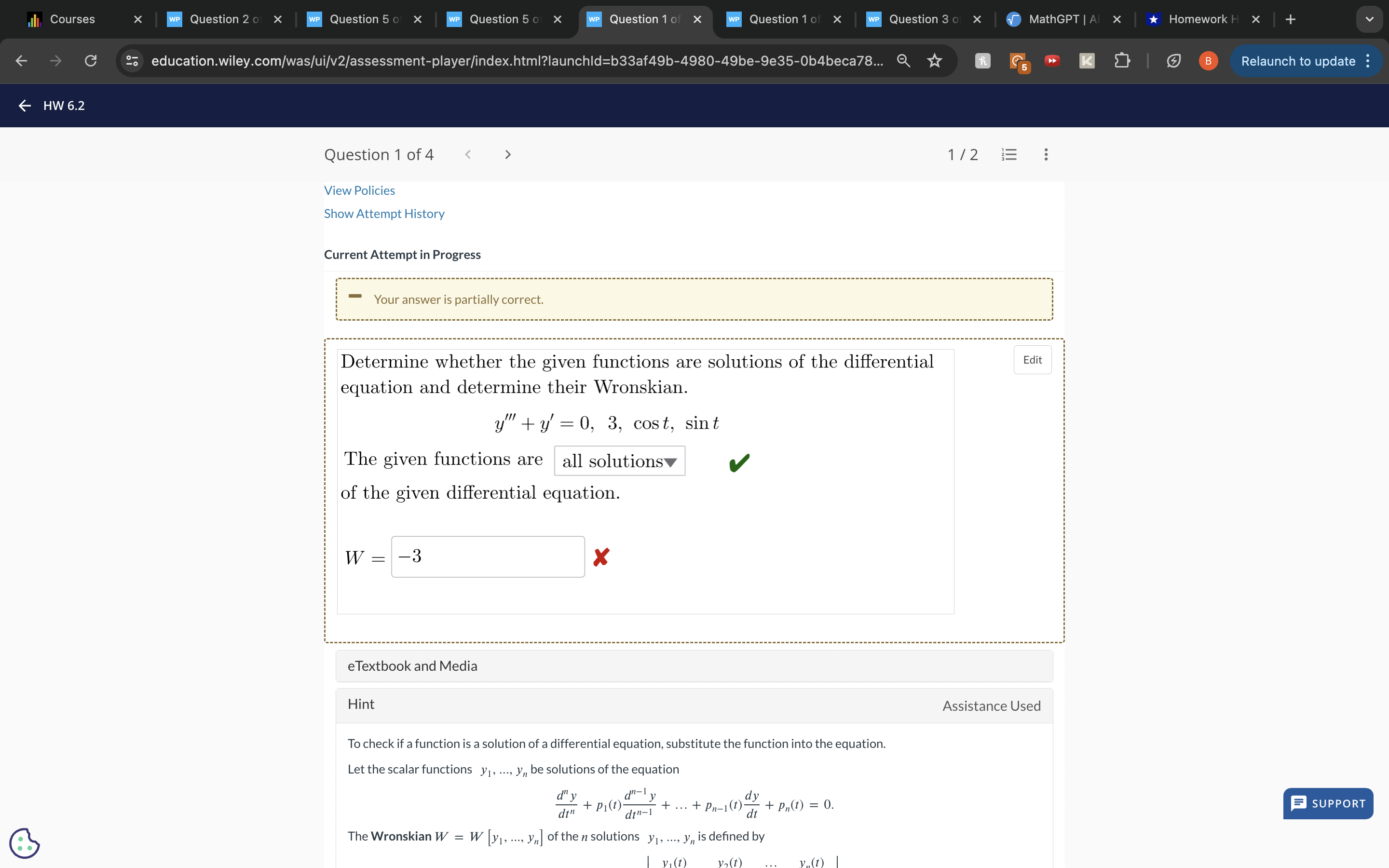  li Courses X WP Question 2 01 X WP Question 5