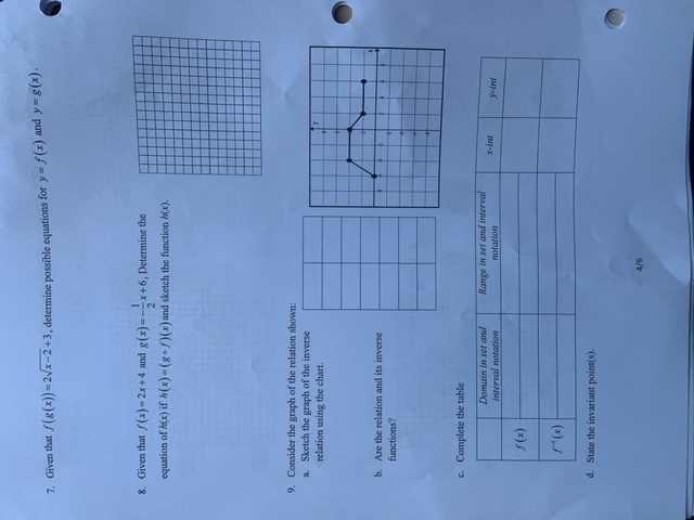 1. The value of (P(-2 ) - ((-2 ) . (f-g)(-2) is_(Place