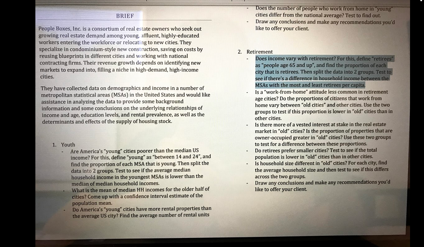 Need help solving for the Section Retirement. excel work is needed for