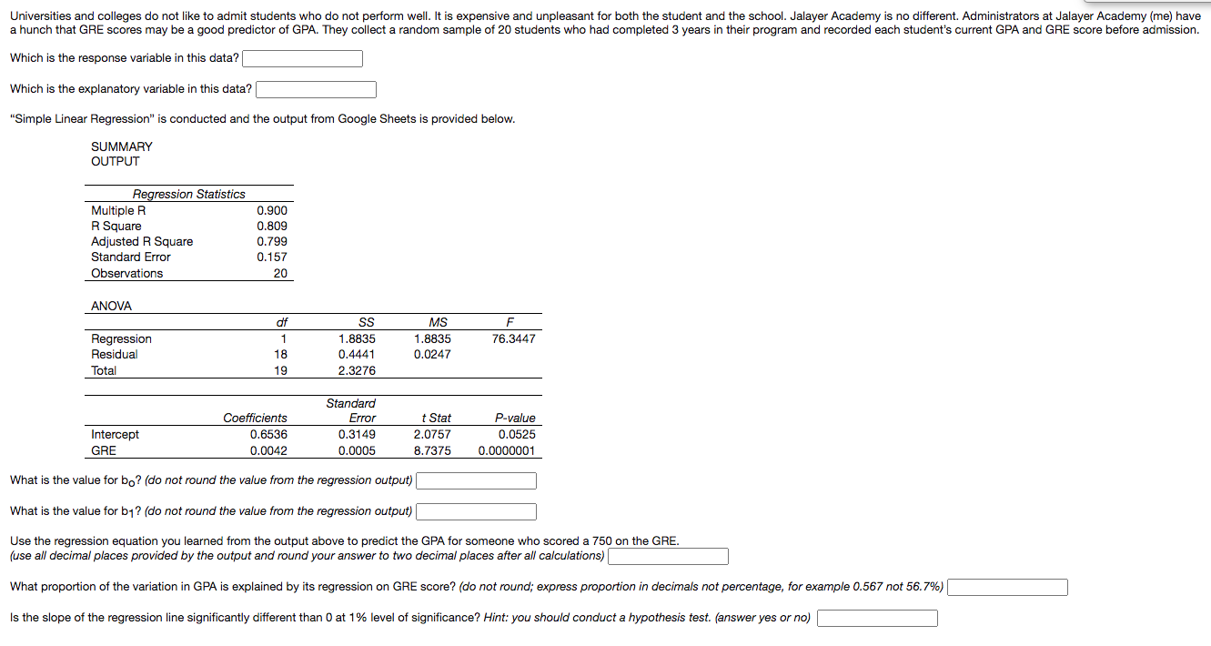 I need help figuring out this question for data analysis. Universities and