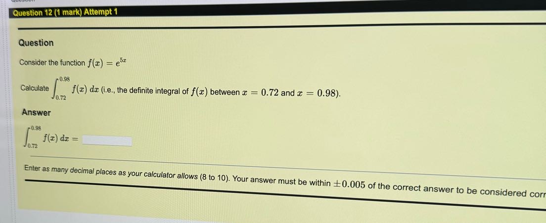 5) = 2494.79, then find the constant of integration, c. Answer C