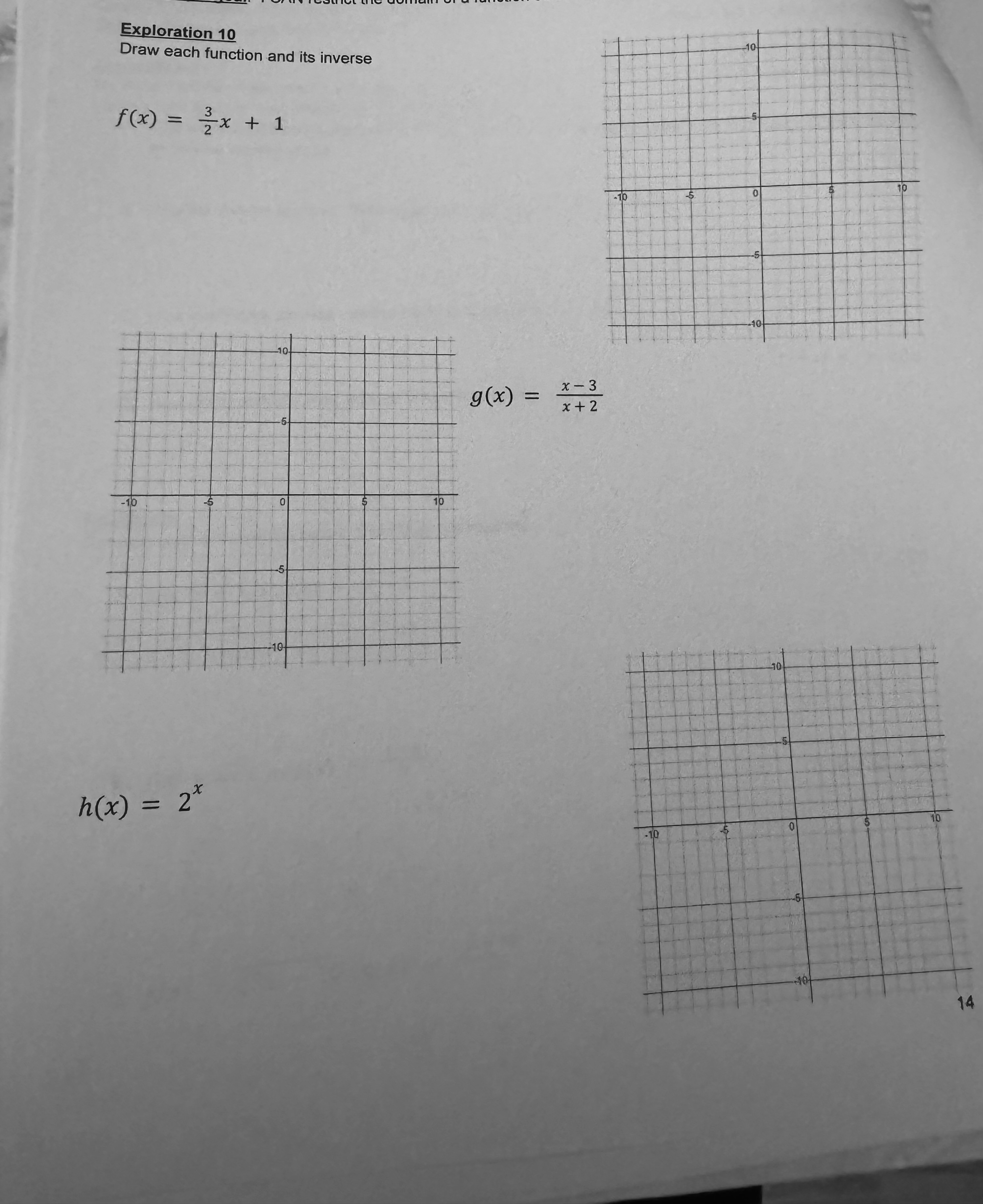 your function. Do you notice anything? Now do it again but have