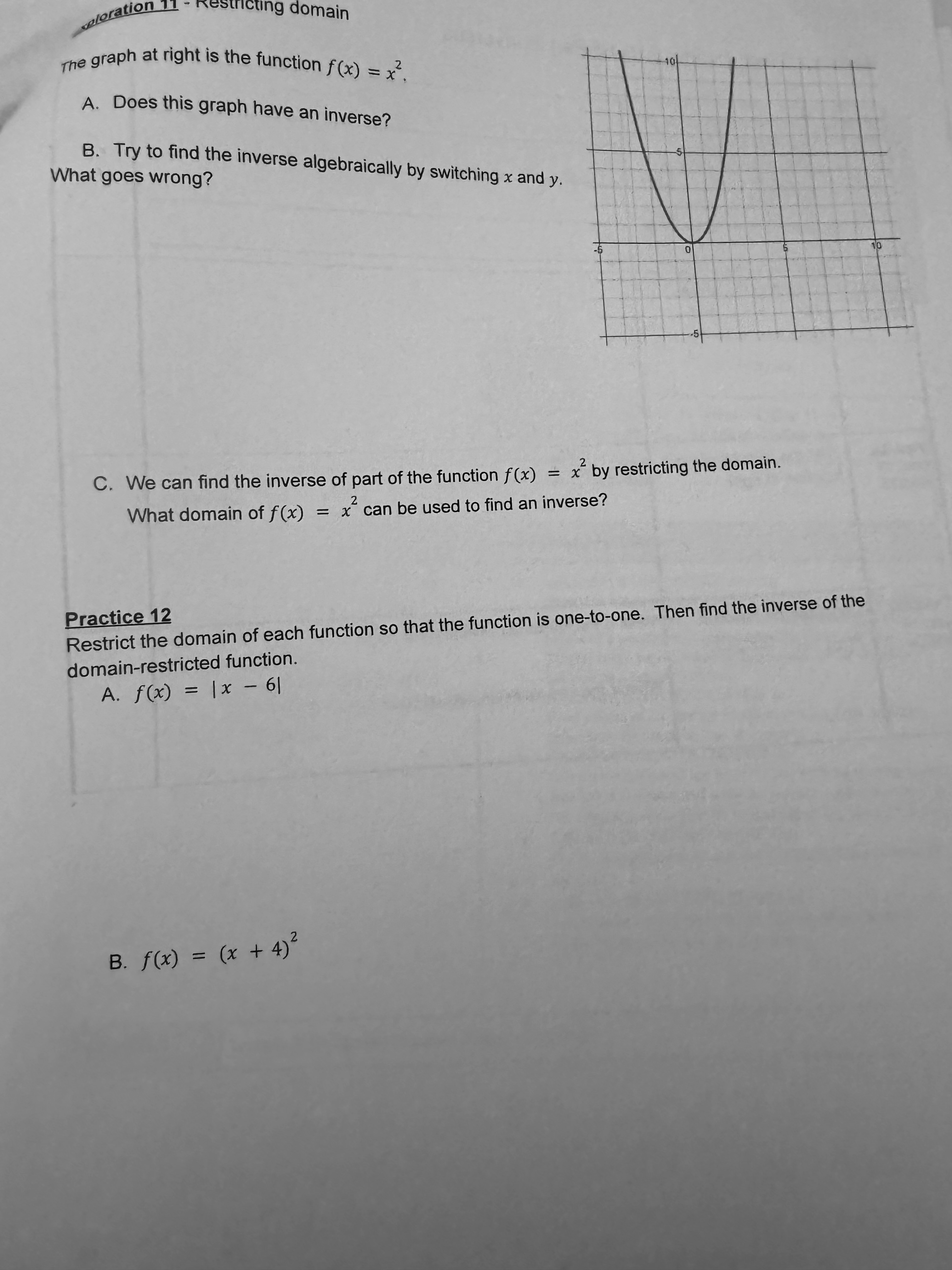 them choose the first number. When you find someone whose function, when