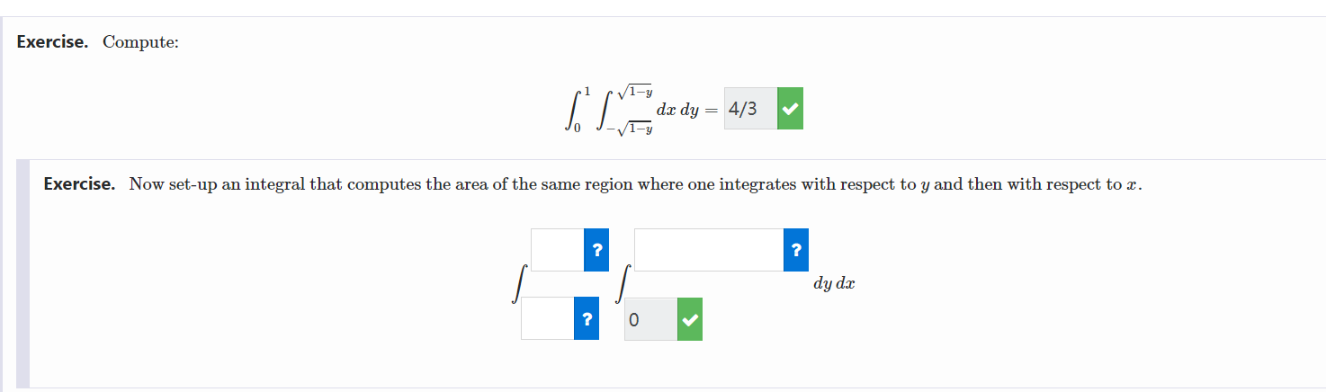 Exercise Problem,all information are below Exercise. Compute: 1. dady - V Exercise.