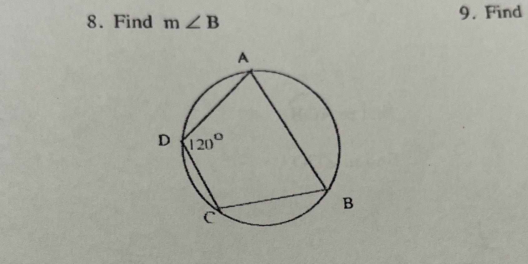 Solve this problem This worksheet is inscribed angles arcs day 2 notes