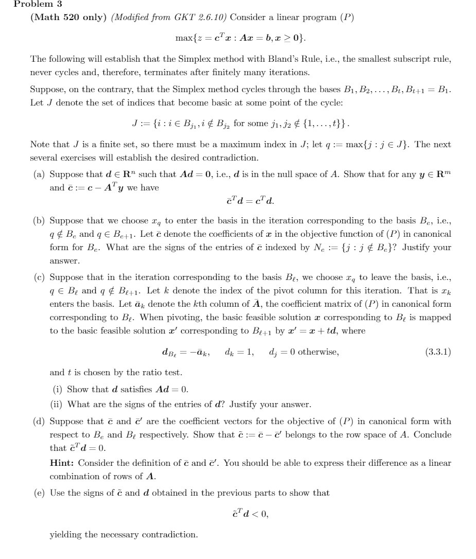Problem 3 (Math 526 only) (Modzed from GET 2.5.10} Consider a
