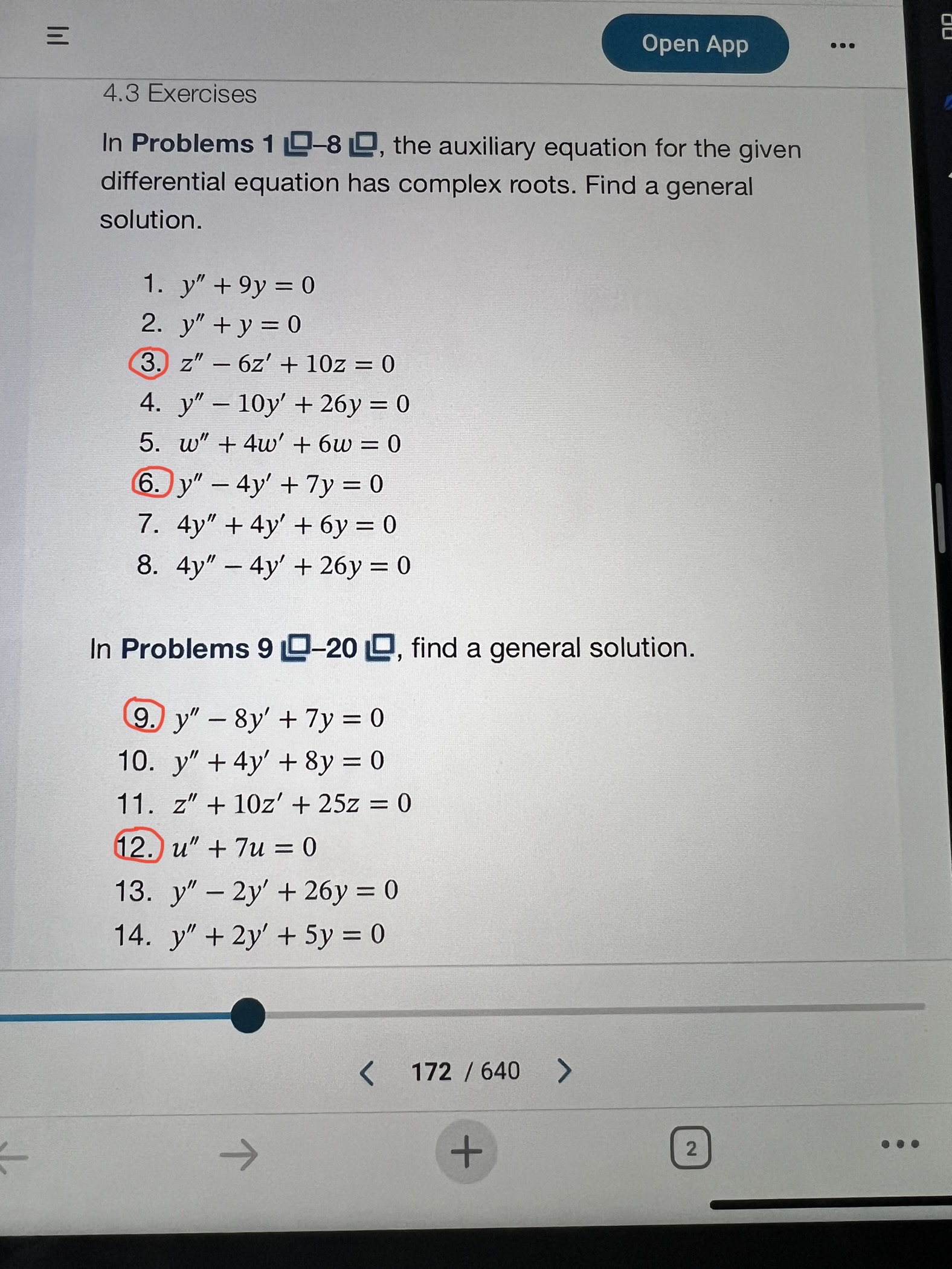 E Open App . . . 4.3 Exercises In Problems 1