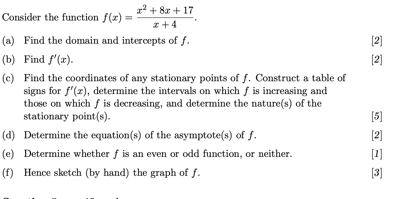 2 1 Consider the function f(z) = Lf;? T (a) Find