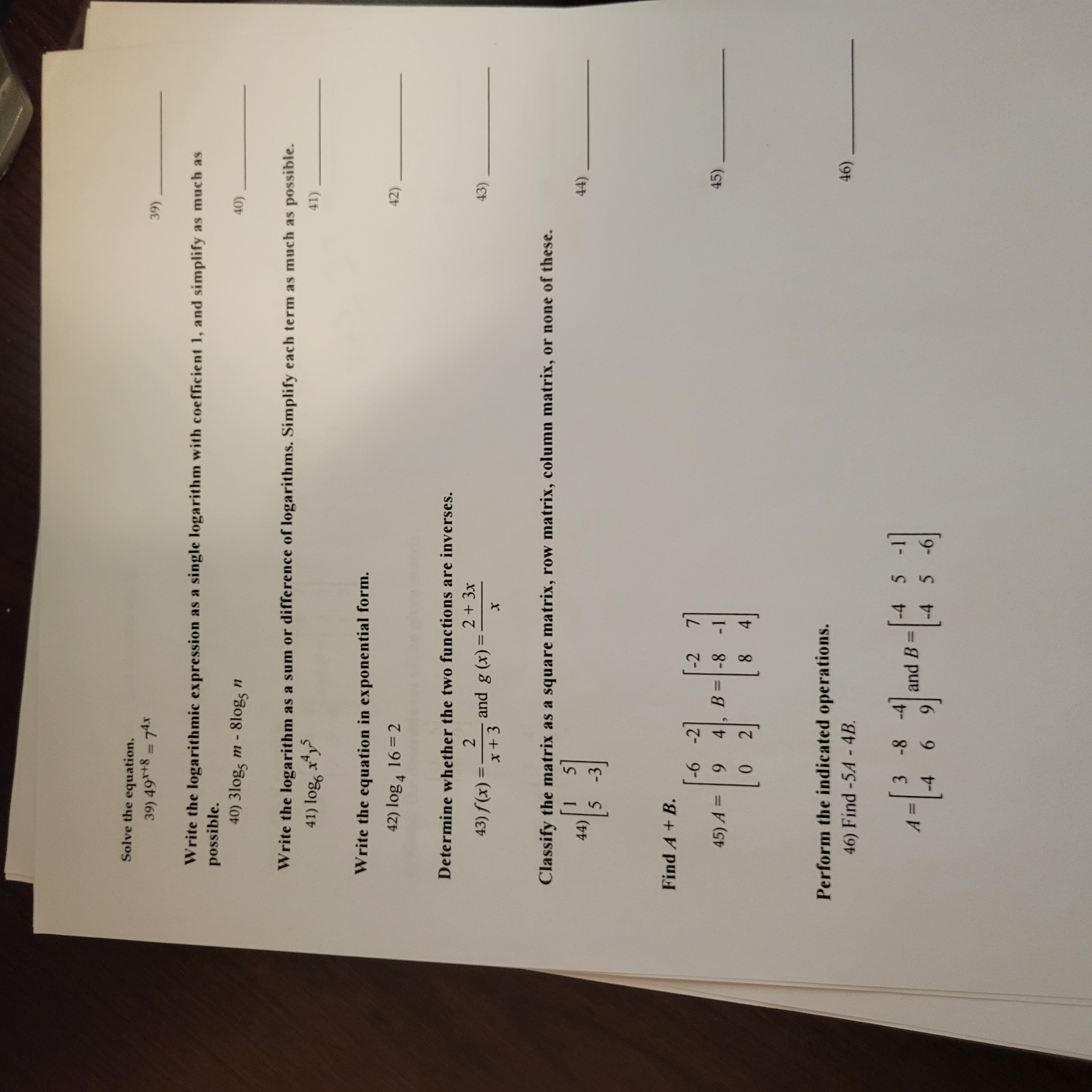 A polynomial f(x) and one of its zeros are given. Find all