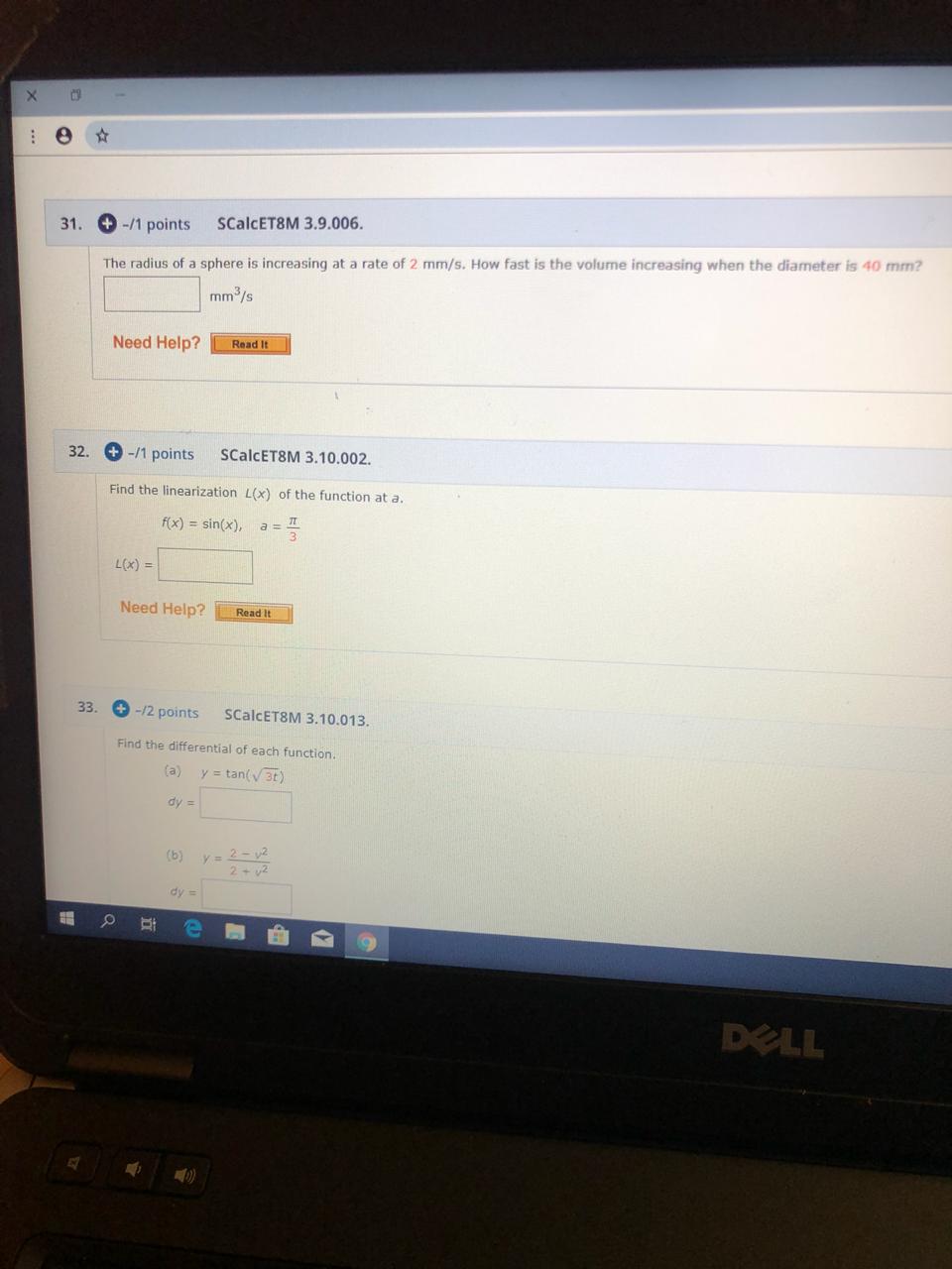 Teach (a) If A is the area of a circle with radius