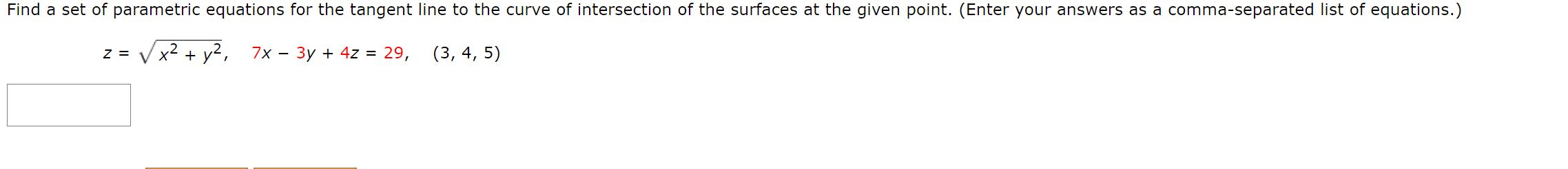 X = I = 8 cos(2t), y, = 6 sin(2t) (first object)