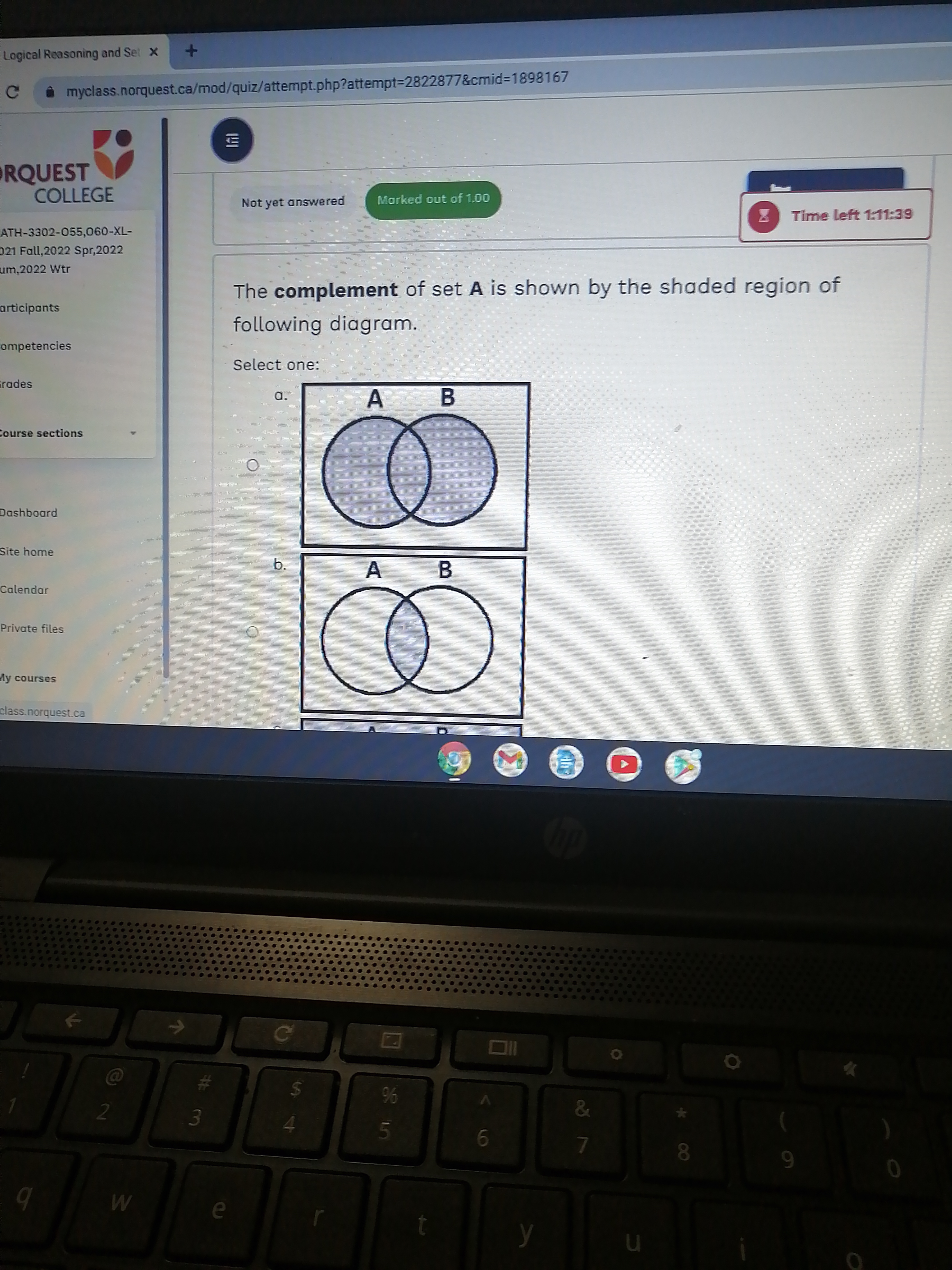 O c. {chicken, pork, rice, pasta, potatoes} O d. {fish, spinach, apples,