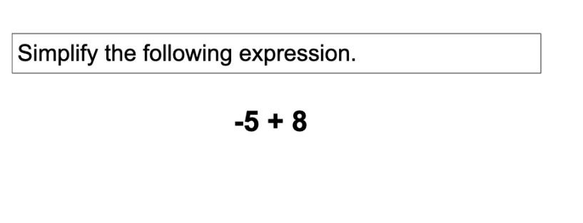 -4 + -4 3 2 1 0 1 23 4Directions: Write an