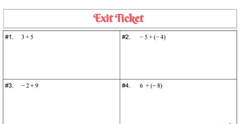 the following expression. -2+ (-7) + -10 -9 -8 -7 -6 -5