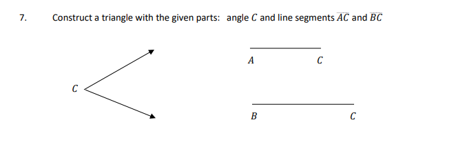 copy what is shown on this sheet onto your own paper. Then