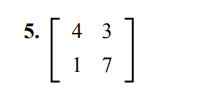 if and only if A is singular.)\f\f\f\fIn Exercises 9-14, calculate the cofactors
