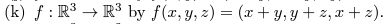 (ii) determine whether f is onto; (iii) use your answers to (i)
