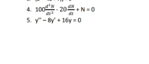 Please solve this Differential Equations problem. Your work and solution will be