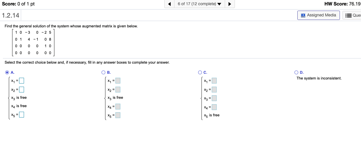 4 0 Select the correct choice below and, if necessary, fill in