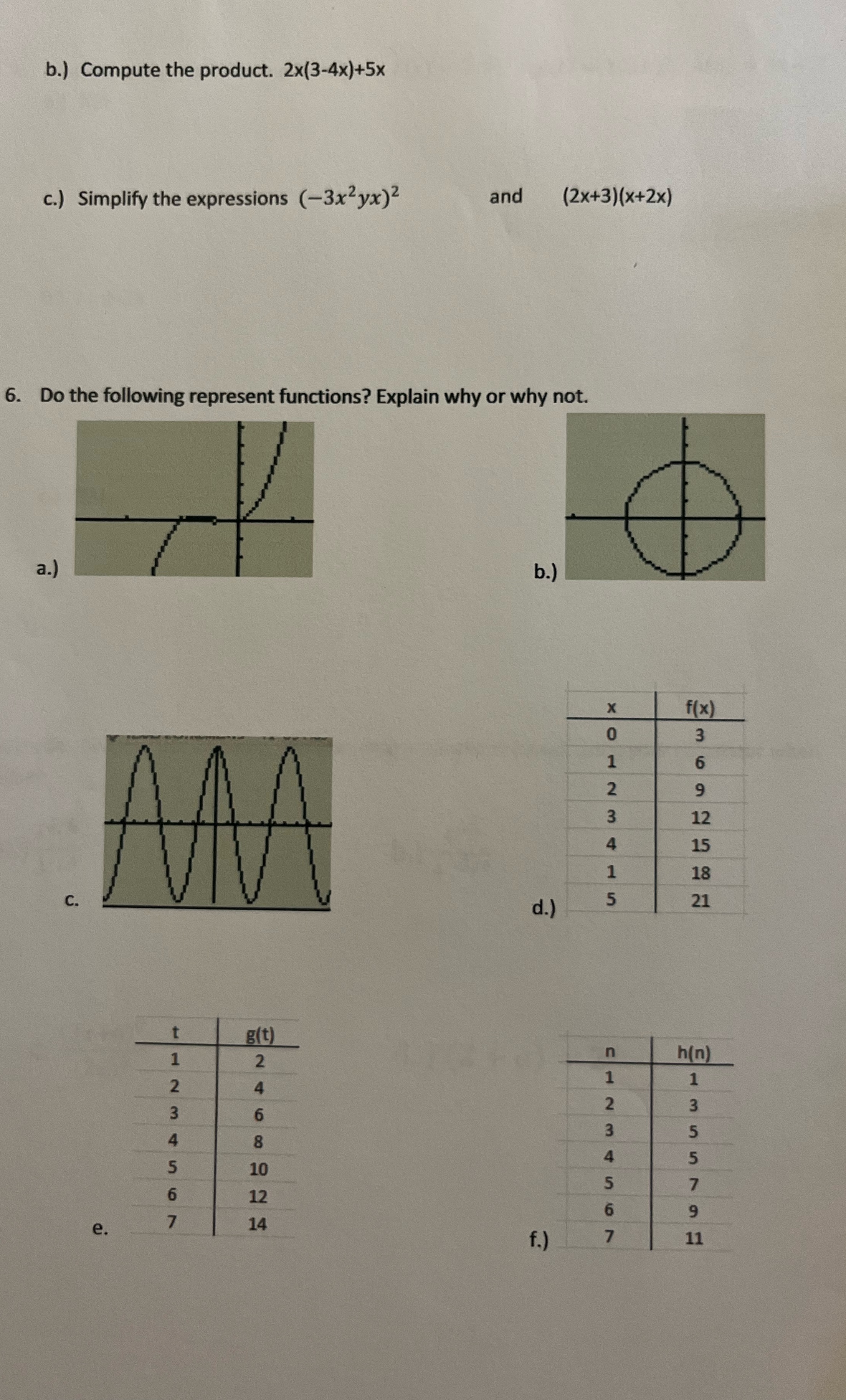 Please show work to how you got the answer . Thank you