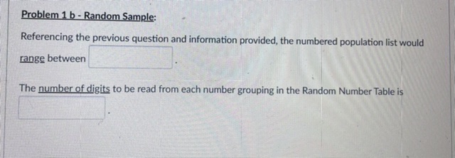 Table Information: A firm has 250 employees. Five of the employees will
