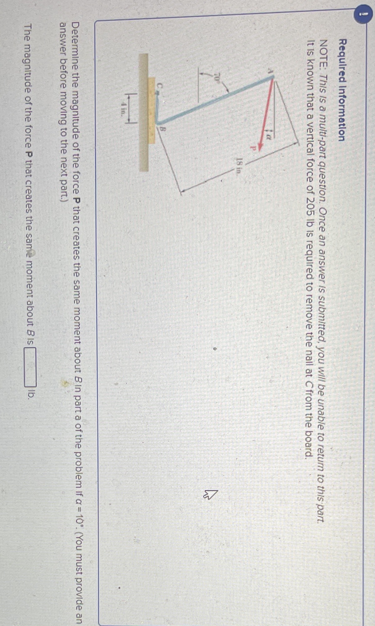 Please be clear Required Information NOTE: This Is a multi-part question. Once