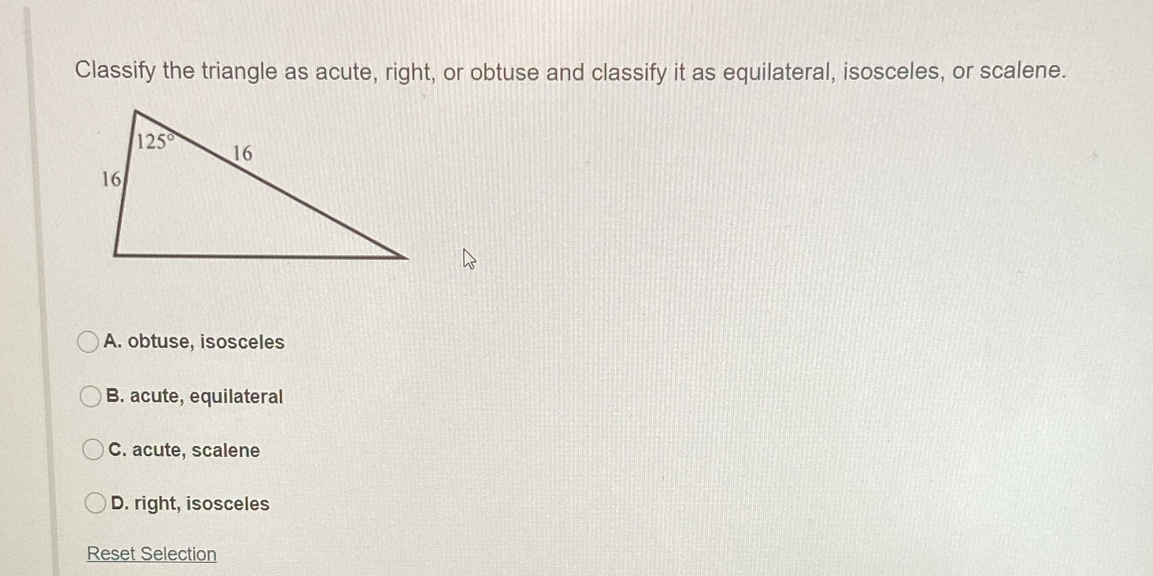 (Ignore note, 7) Classify the triangle as acute, right, or obtuse and